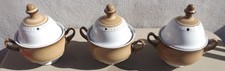 Denby  Seville  Covered Soups Set of 3   £21.99 (Post Free UK)