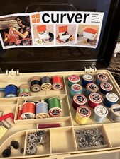 Vintage Curved Sewing Box 1970