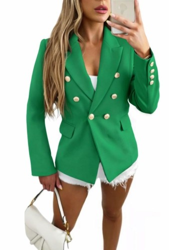 Ladies gold button lined - gold,