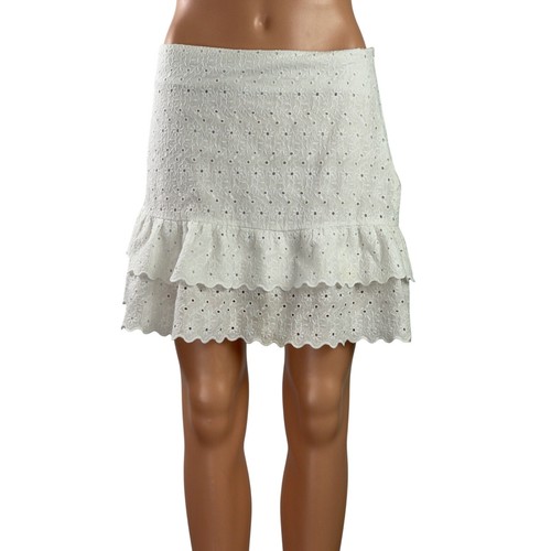 Zara white embroidered eyelet - zara,
