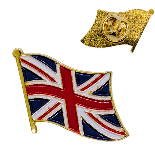 British flag pin badge - uk,