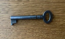 Genuine Vintage Skeleton Key 2.25” 5mm Diameter Hollow Shaft - Dresser/Wadrobe