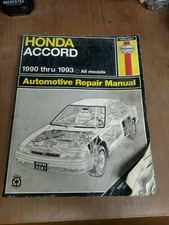 Haynes Honda Accord 1990-1993