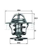 MAHLE TX 13 87D Thermostat