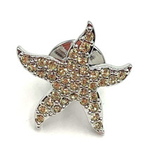 Swarovski Star Fish Tie Tack