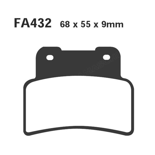 Pair brake pads ebc - pair,