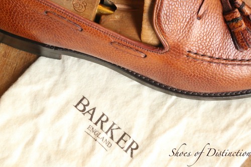 Barker brown leather tasselled - leather,