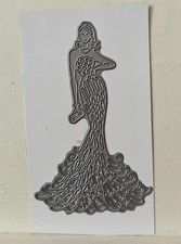 Retro Glamorous Lady Metal Die