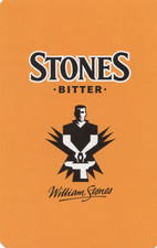 RARE VINTAGE "British Brewery - Stones (Bitter)" SINGLE Play Card