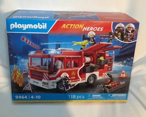 Playmobil red fire engine - engine, with