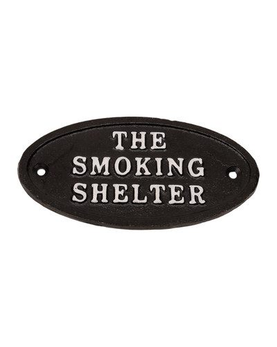 The smoking shelter cast iron - smoking,