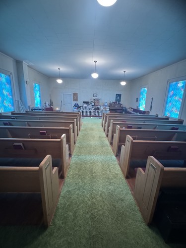 Church oak pews burgundy - oak,