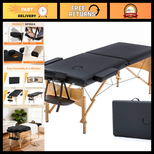 Portable folding massage table - massage,
