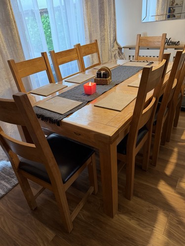Dining table with - dining, chairs