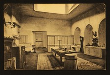 Old Postcard. Old Kitchen
