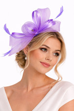 Flower Feather Hair Hat