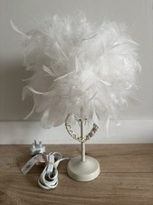 Dunelm White Feather Table