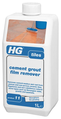 Cement grout film remover - hg,