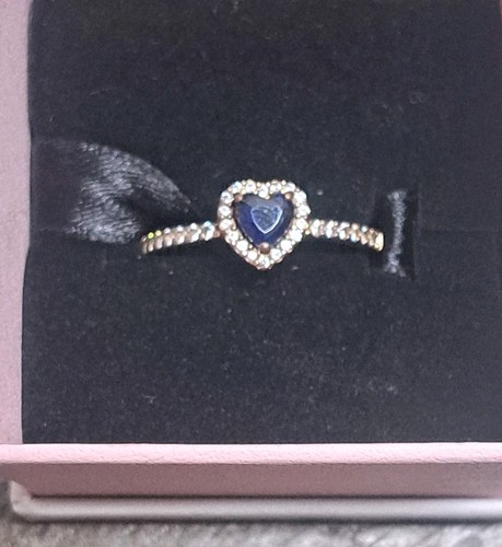 Pandora rose blue - rose, heart