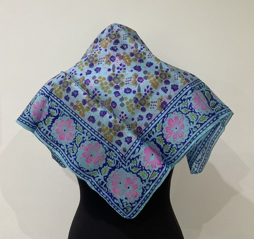 Lovely indian pure silk scarf - lovely,