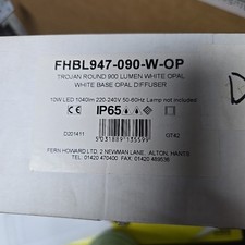 Fern Howard FHBL947-090-W-OP Trojan Round 900 Lumen Base Opal Diffuser