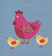 Fabric Picture Panel Chick