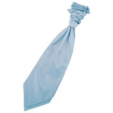 Dusty Blue Mens Pre-Tied Ruche