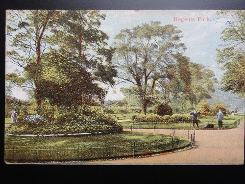 London regents park showing - london:,