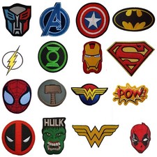 Superhero Movie Iron On Sew On Patches Badges Transfers - Fancy Dress Brand New