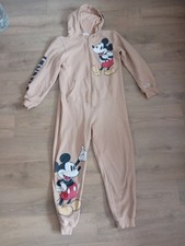 Disney Licensed Mickey Mouse Unisex One piece Hood And Zip Front Size 10-12 Yr