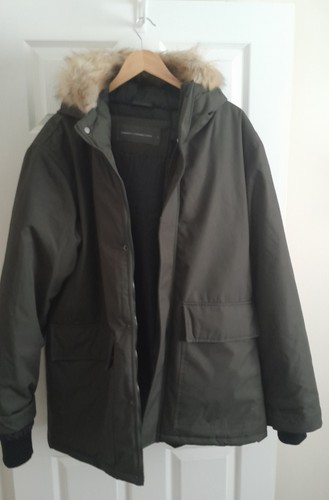 Parka coat jacket khaki - -, /