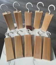 Natural Cedar Wood Moth Repellent for Wardrobes and Drawers Hanging X 10