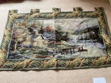 tapestry , cottage landscape, excellent quality, unused