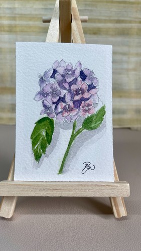 Aceo original watercolor - aceo,