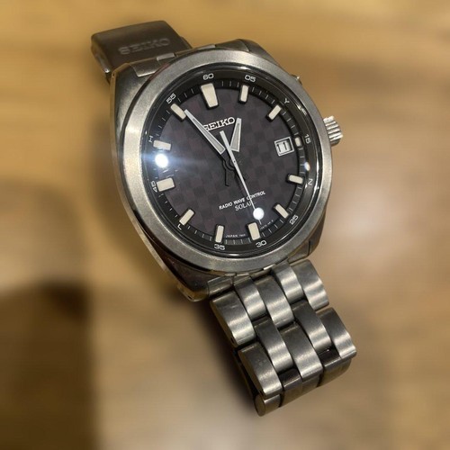Seiko radio solar - solar, titanium