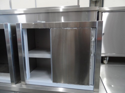 Unused stainless steel wall - stainless,