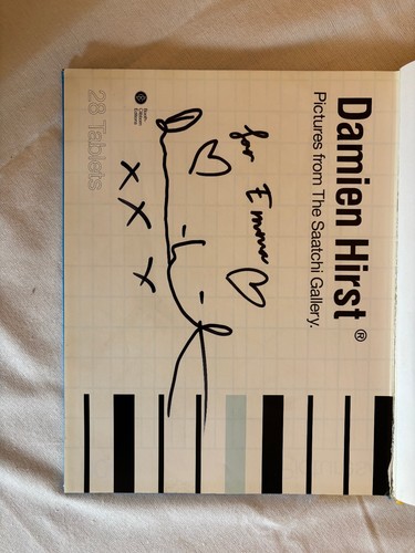 Signed damien hirst - *signed*, dh
