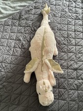 Jellycat Fluffy Pink Dragon Plush