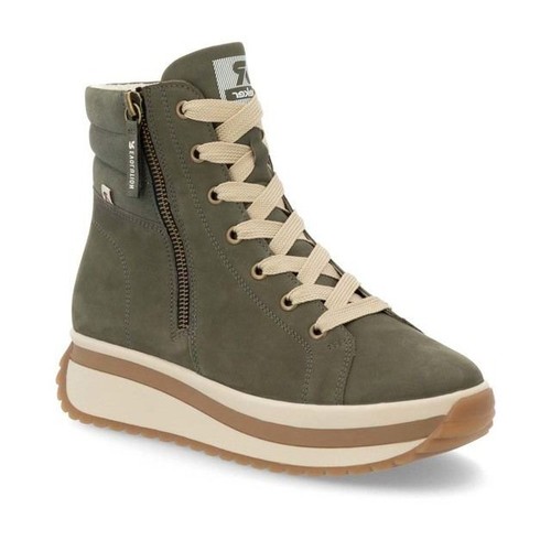 New rieker olive green suede - olive,