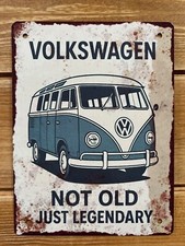 Vintage VW Bus Tin Sign retro