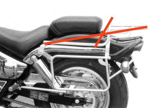 Side pannier rack - rack, screw