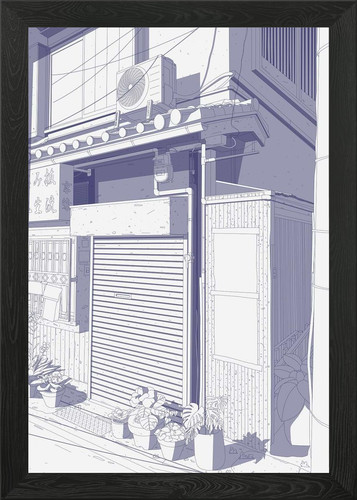 Quiet japanese street - quiet,