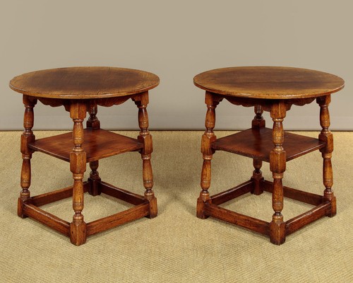 Pair oak side - of,
