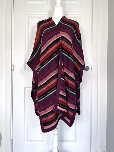 Monsoon striped knit - striped, poncho