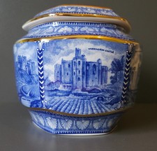 Ringtons Wade Ceramics Millenium 2000 Castle Lidded Jar Tea Caddy Biscuit Barrel