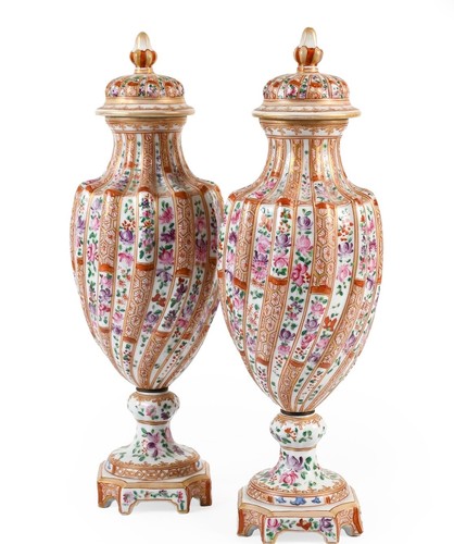 Pair samson porcelain - samson,