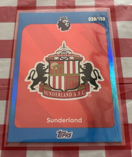 Sunderland badge 150 topps - sunderland,