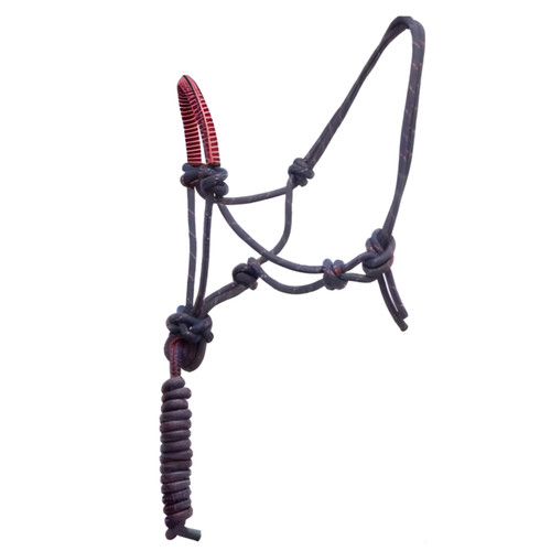 Rope halter adjustable padded - halter,