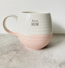 Pink & Cream Best Mum Mug Cup