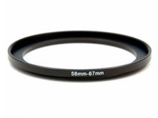 58-67mm Metal Step Up Ring